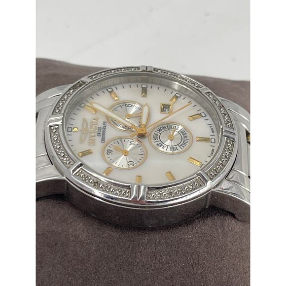 Invicta 4742 Watch Quartz Dial Chronograph Watch Diamond - Picture 5 of 8